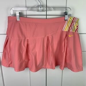 Nike Girls Large 12-14 Skirt Skirt Tennis Pink Ruffle Athletic